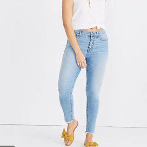MADEWELL 9" High Rise Skinny Crop Jeans